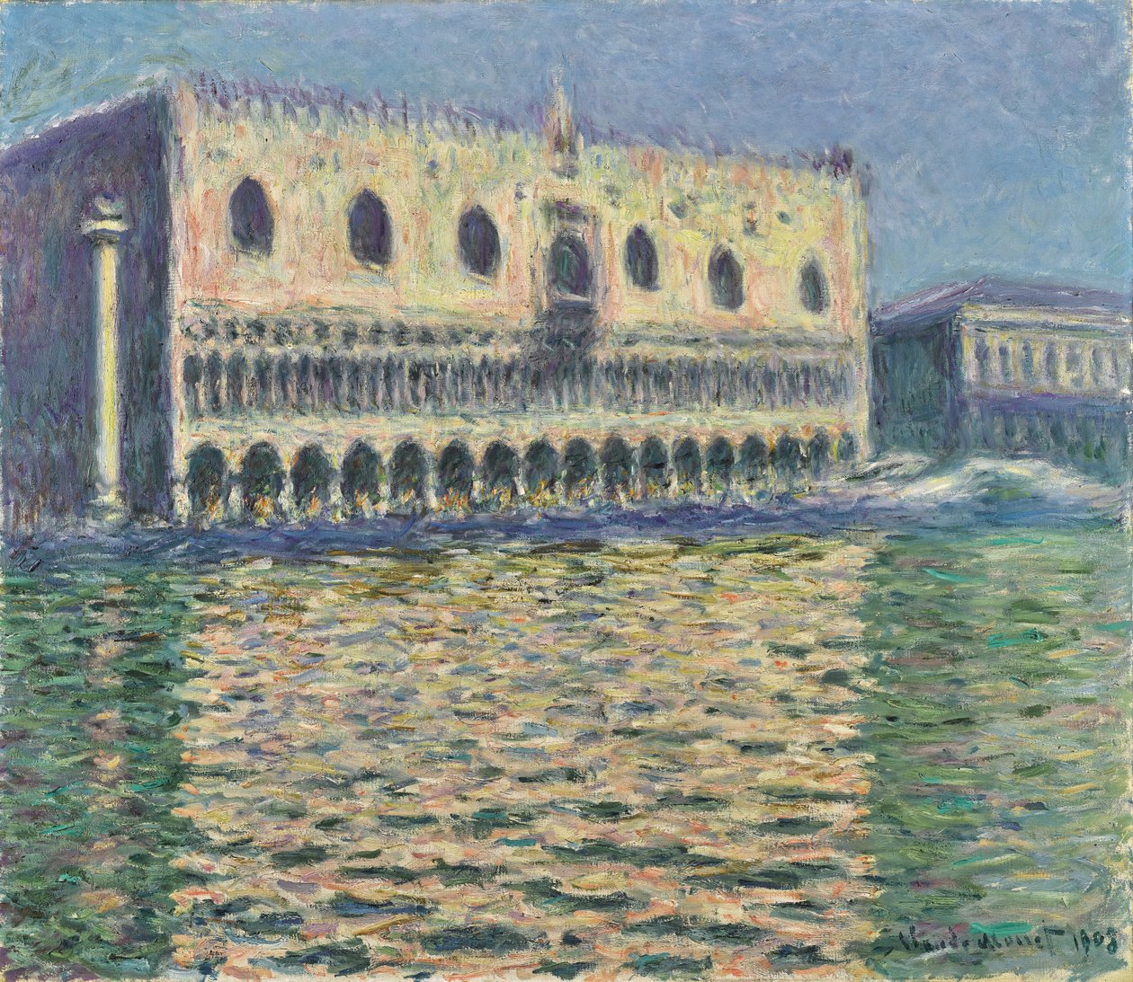 Tyska: Dogepalatset i Venedig av Claude Monet