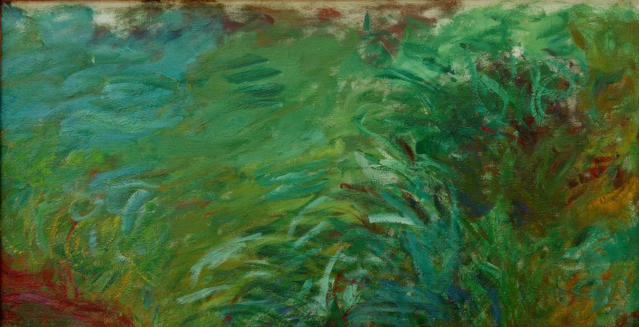 Vattenlevande gräs av Claude Monet