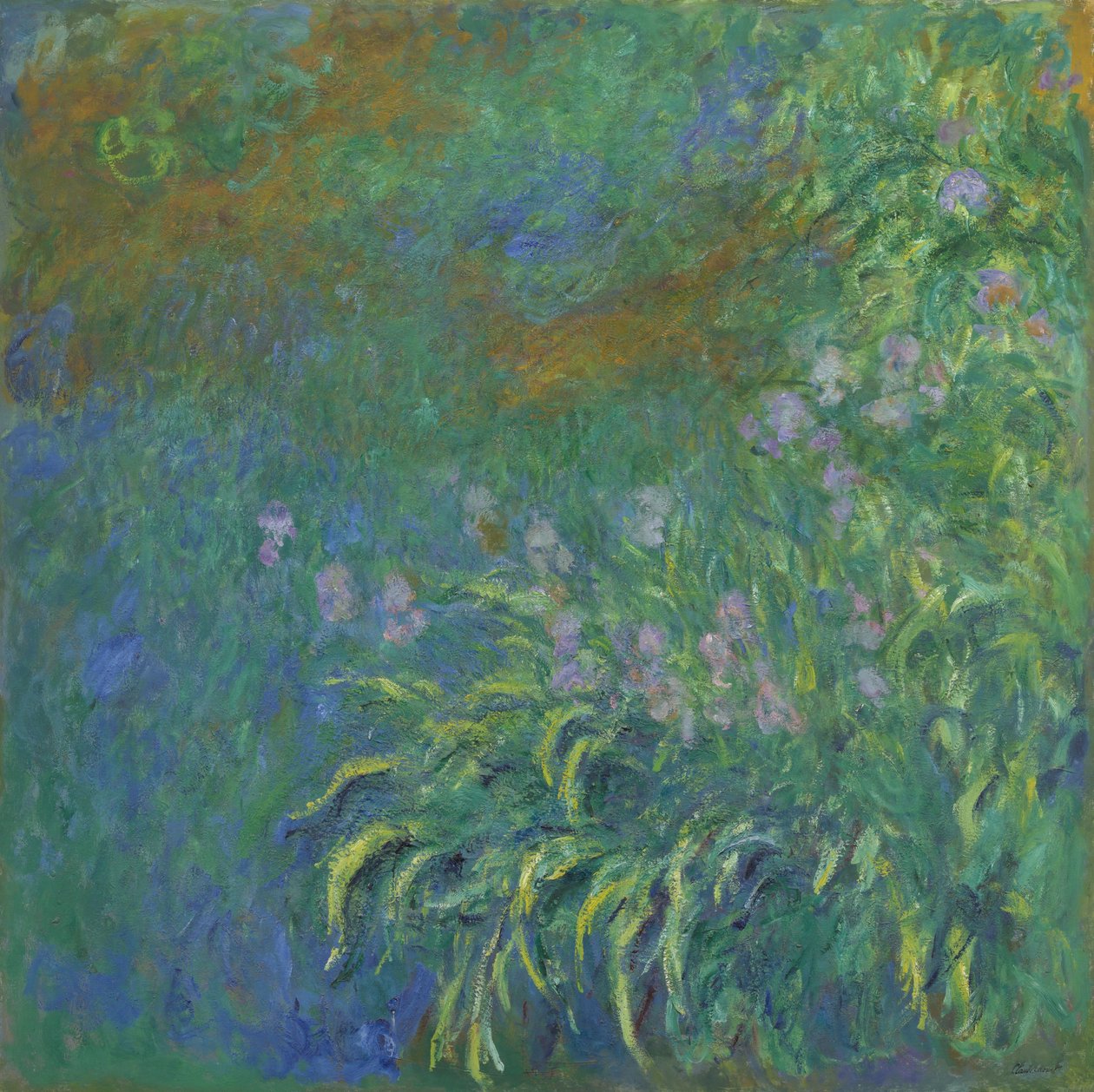 Iris av Claude Monet