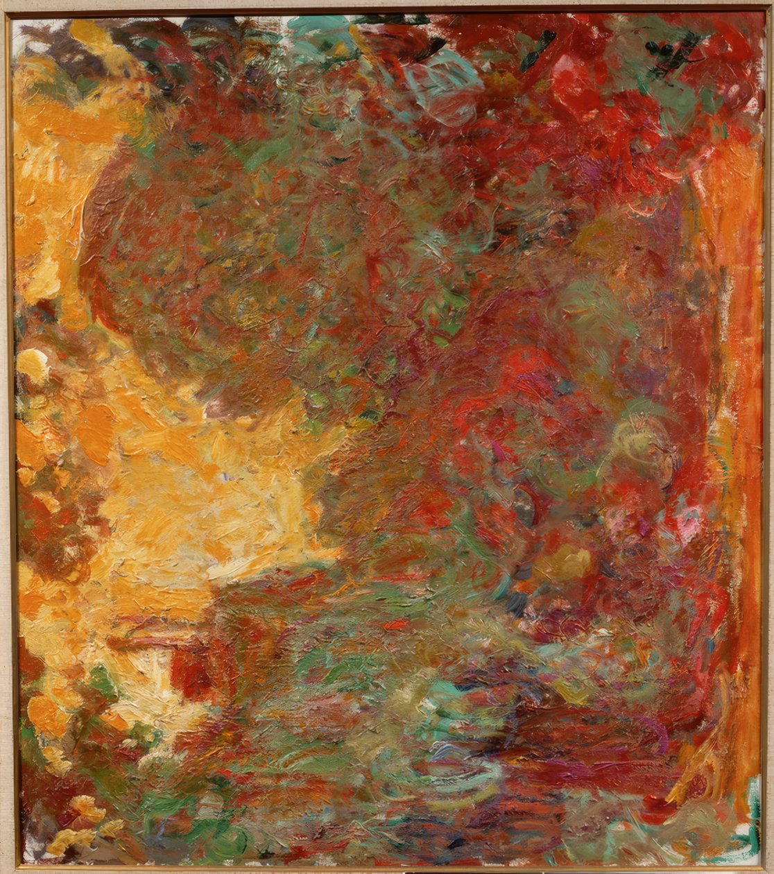 Konstnärens hus sett från rosenträdgården (Das Haus de av Claude Monet