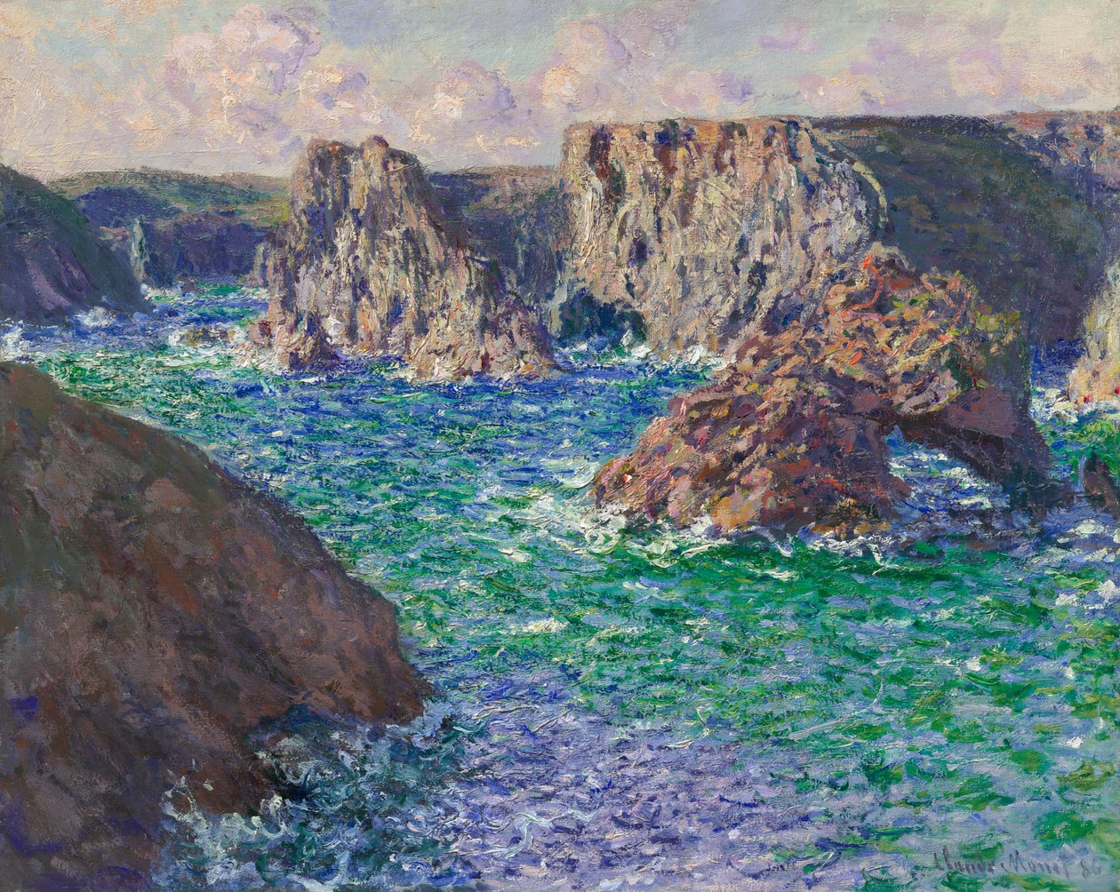 La Roche Guibel, Port-Domois av Claude Monet