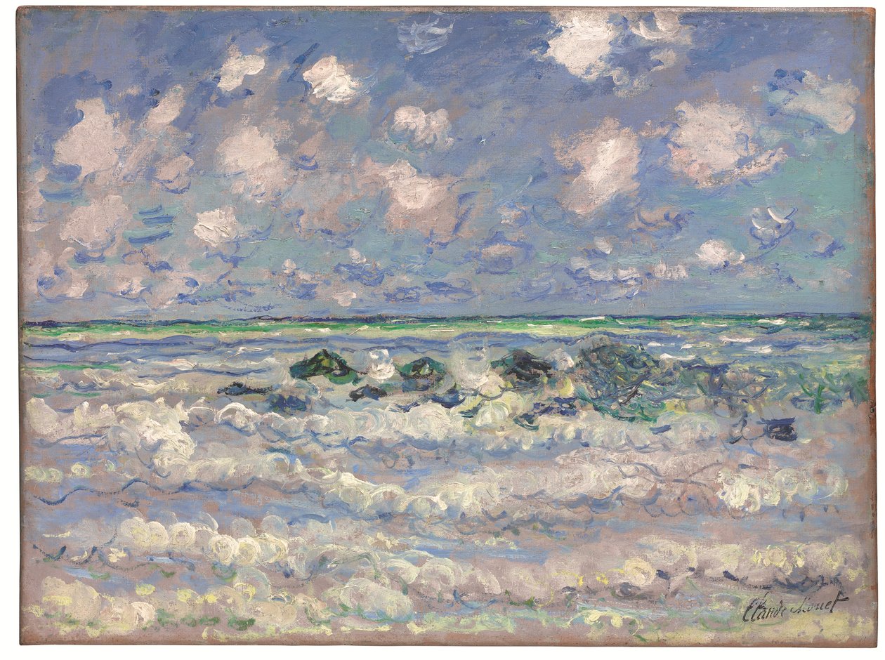 Vågen av Claude Monet