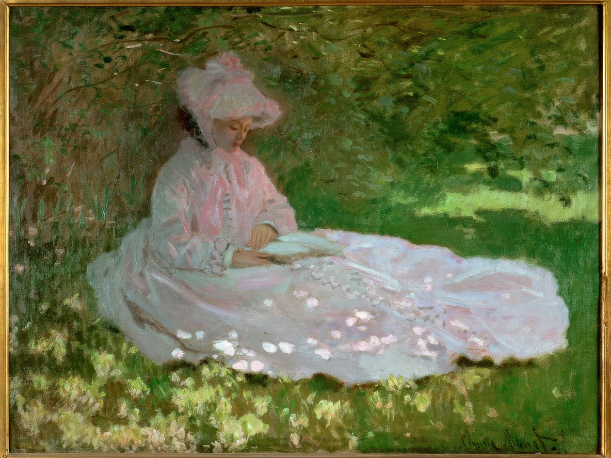 Läslampan av Claude Monet