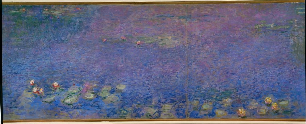 Näckrosdammen utan pilar, morgon av Claude Monet