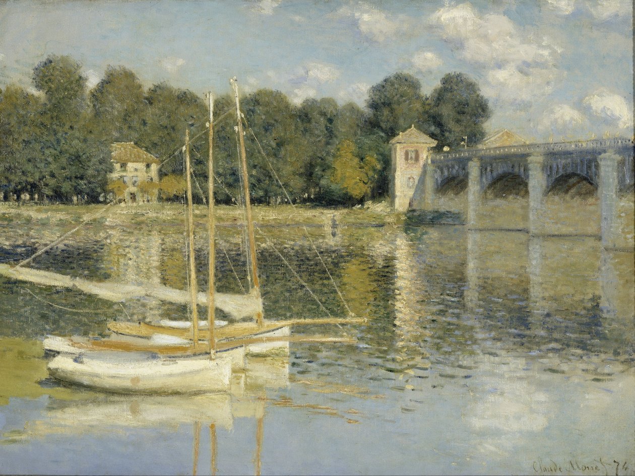 Bron i Argenteuil av Claude Monet