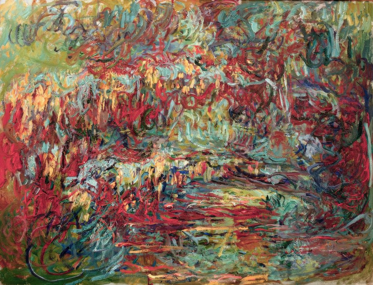 Le Pont japonais (Den japanska bron) av Claude Monet