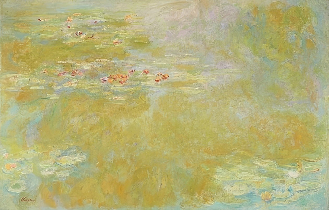 Le bassin aux nymphéas (Näckrosdammen). Omkring 1916 av Claude Monet