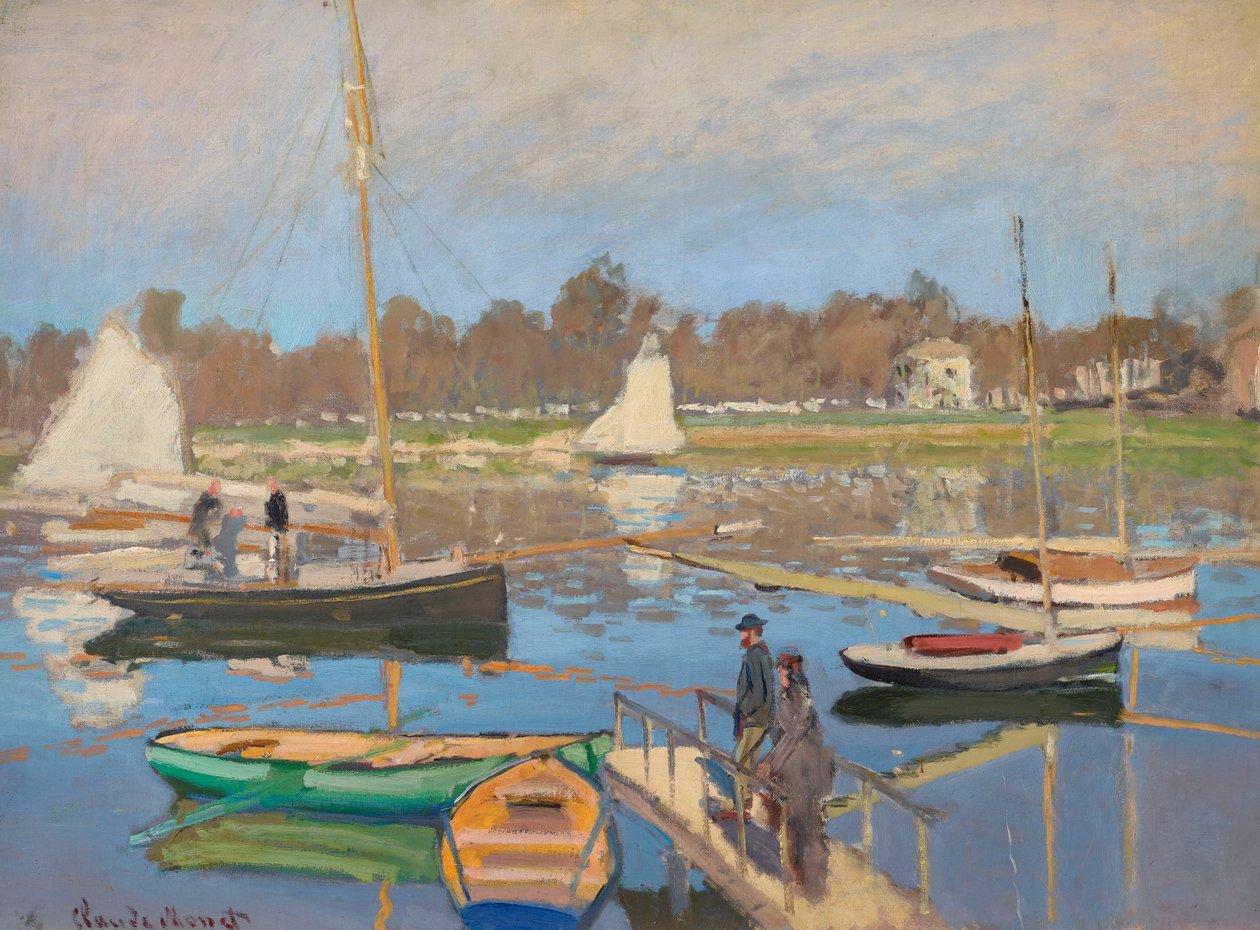Argenteuil-bassängen av Claude Monet