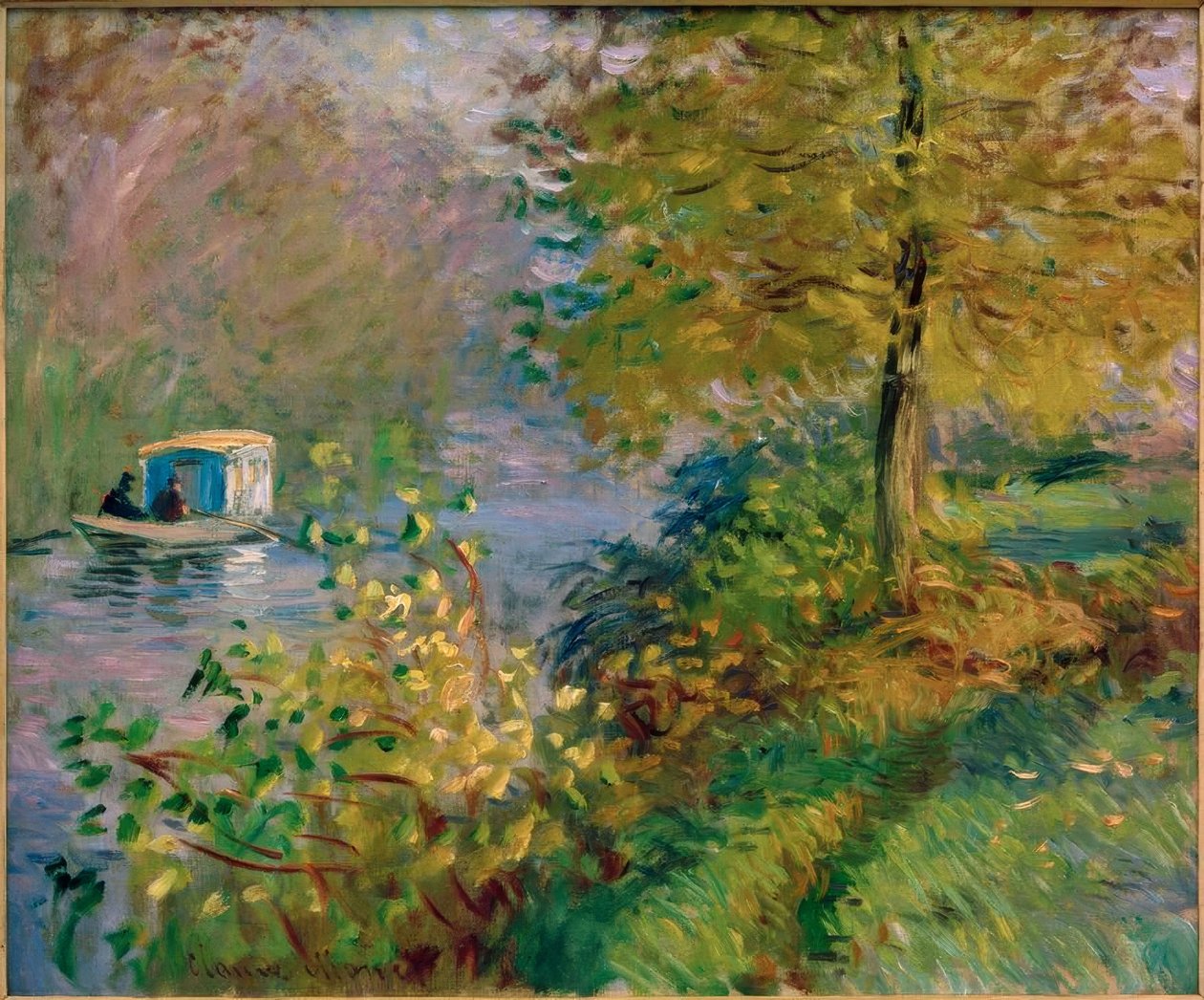 Verkstadsbåten av Claude Monet