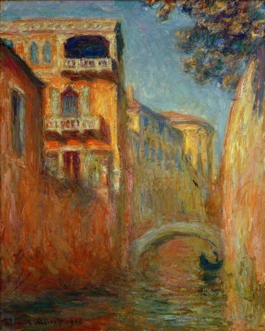 Rio de la Salute av Claude Monet