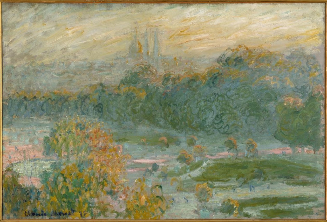 Tuilerierna av Claude Monet