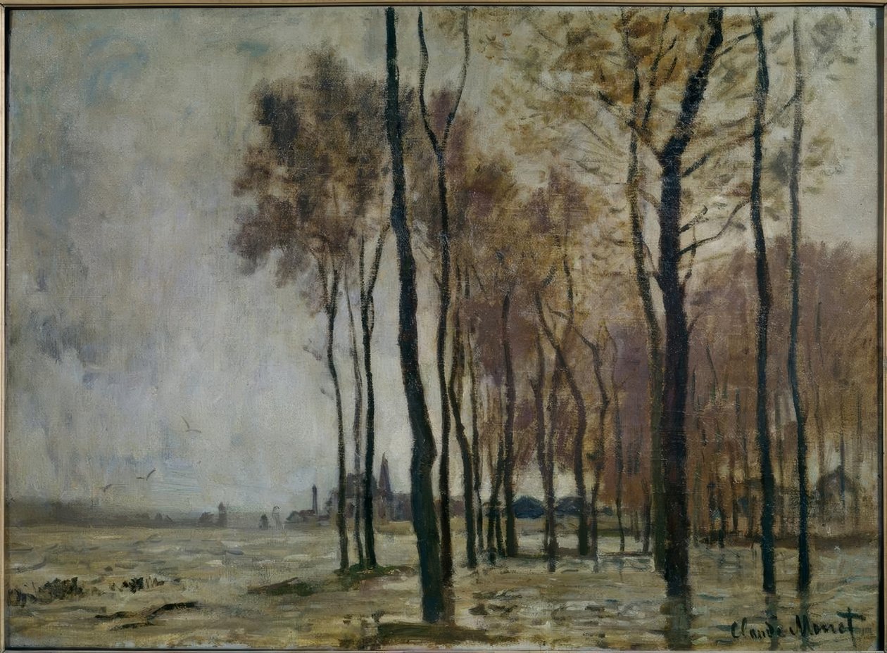 Översvämningen i Argenteuil av Claude Monet