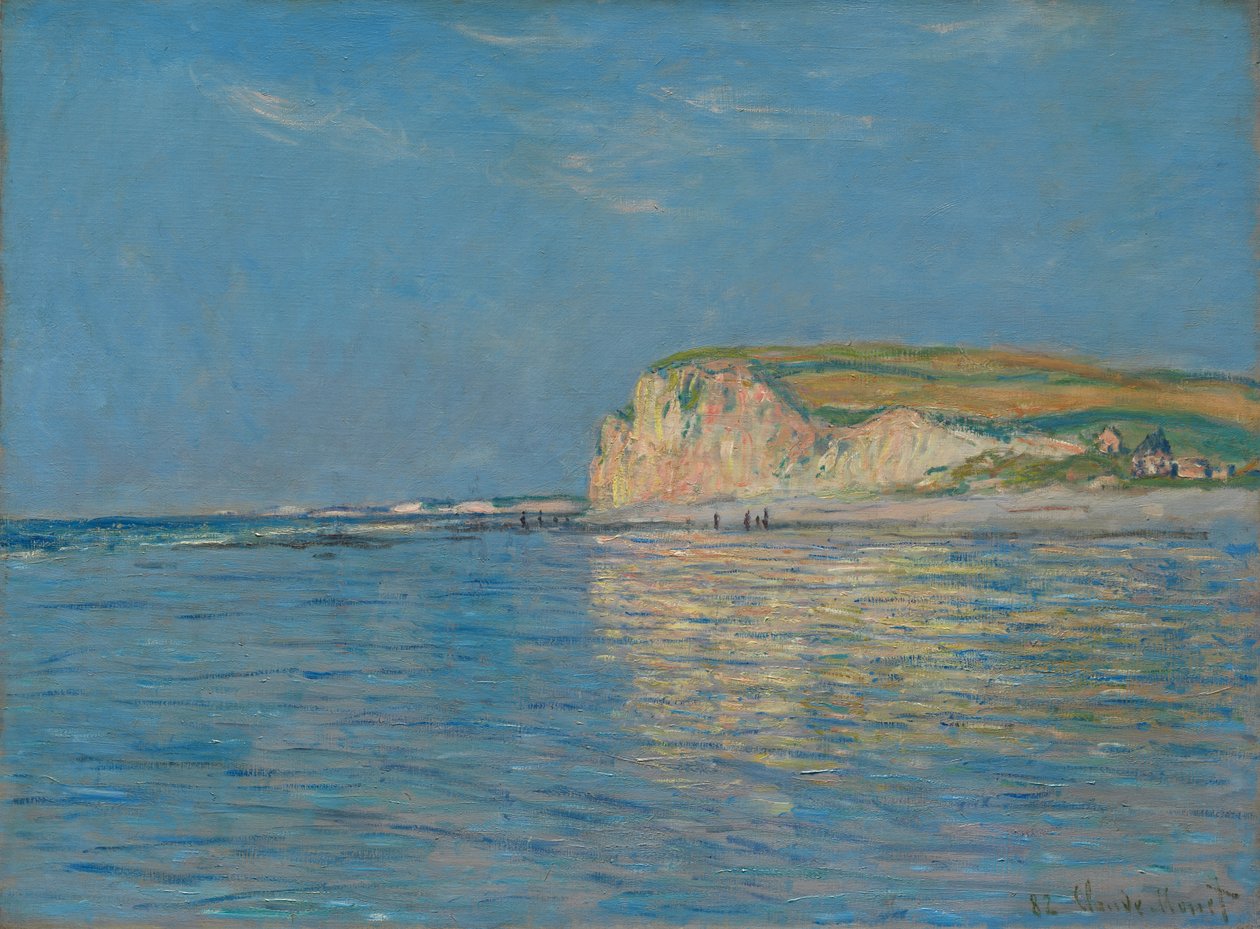 Lågvatten vid Pourville, nära Dieppe, 1882 av Claude Monet