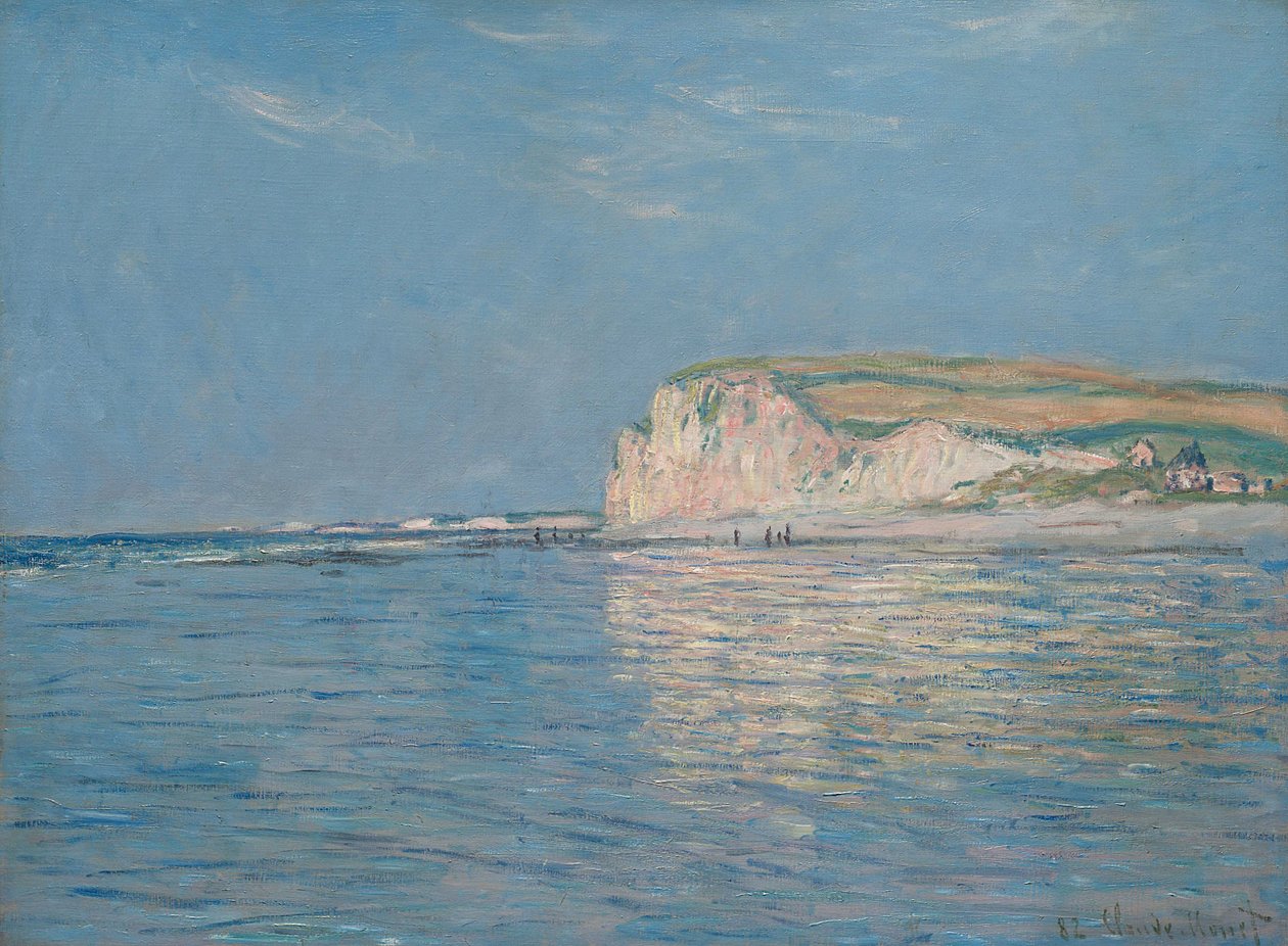 Lågvatten vid Pourville, nära Dieppe, 1882 av Claude Monet