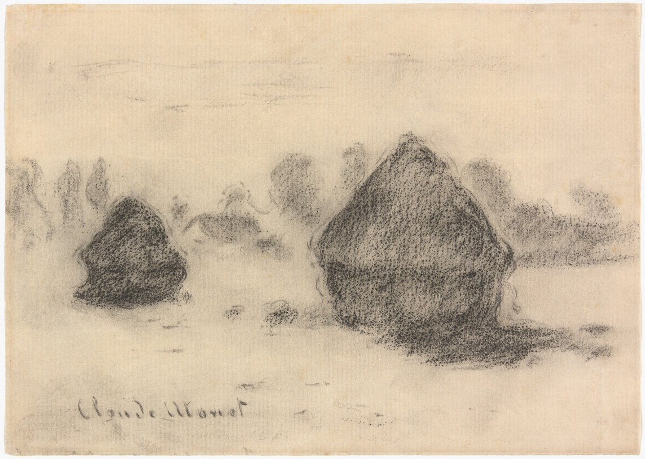Monet - Högar av vete, 1891, 2013.986 av Claude Monet