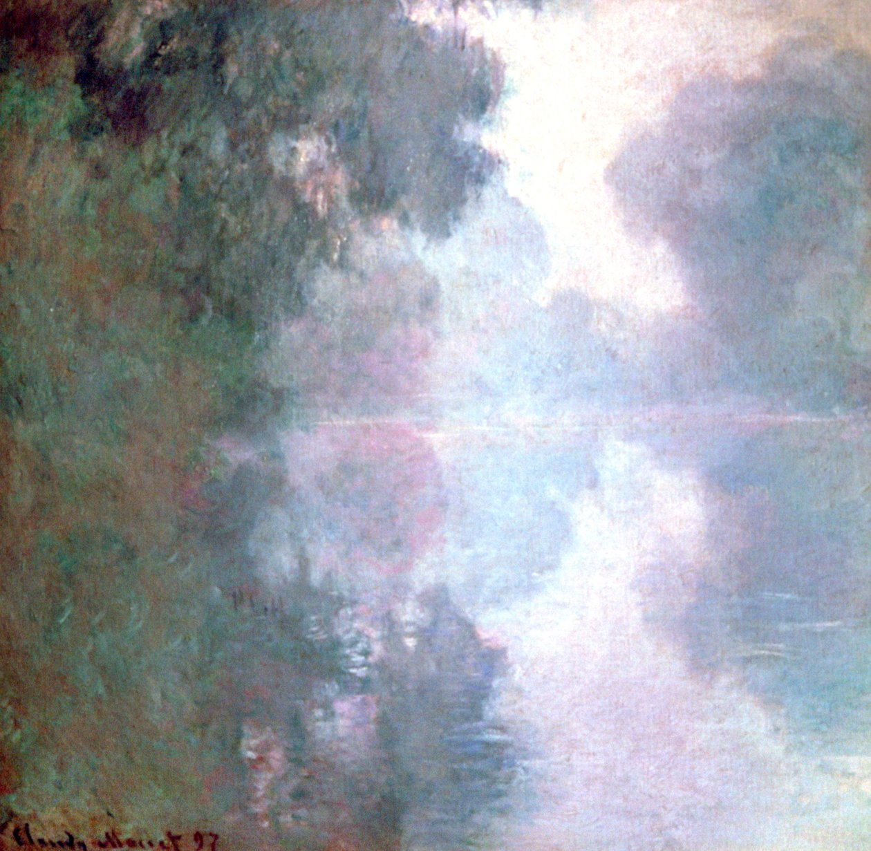 Morgondimmor, 1897 av Claude Monet