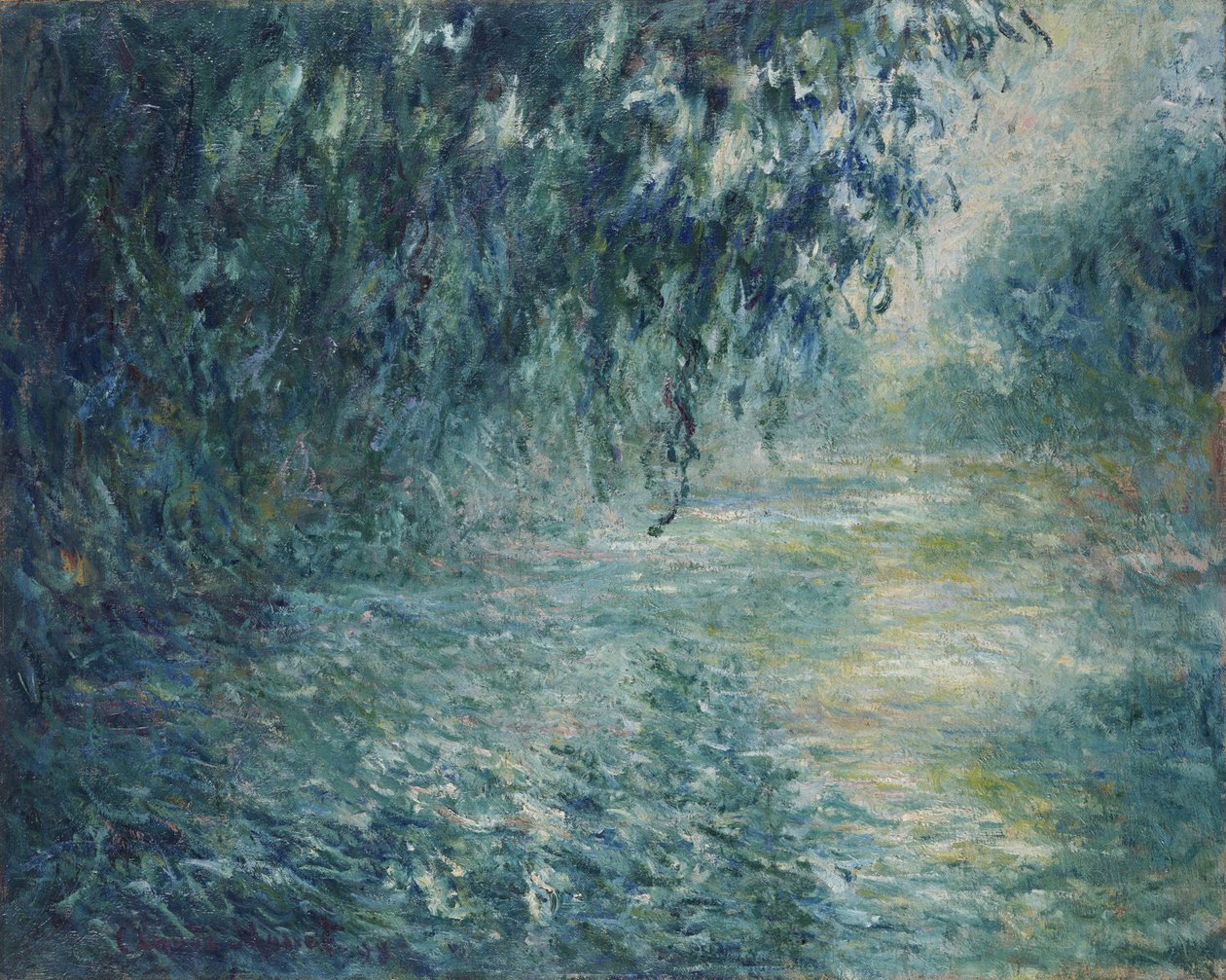 Morgon på Seine av Claude Monet