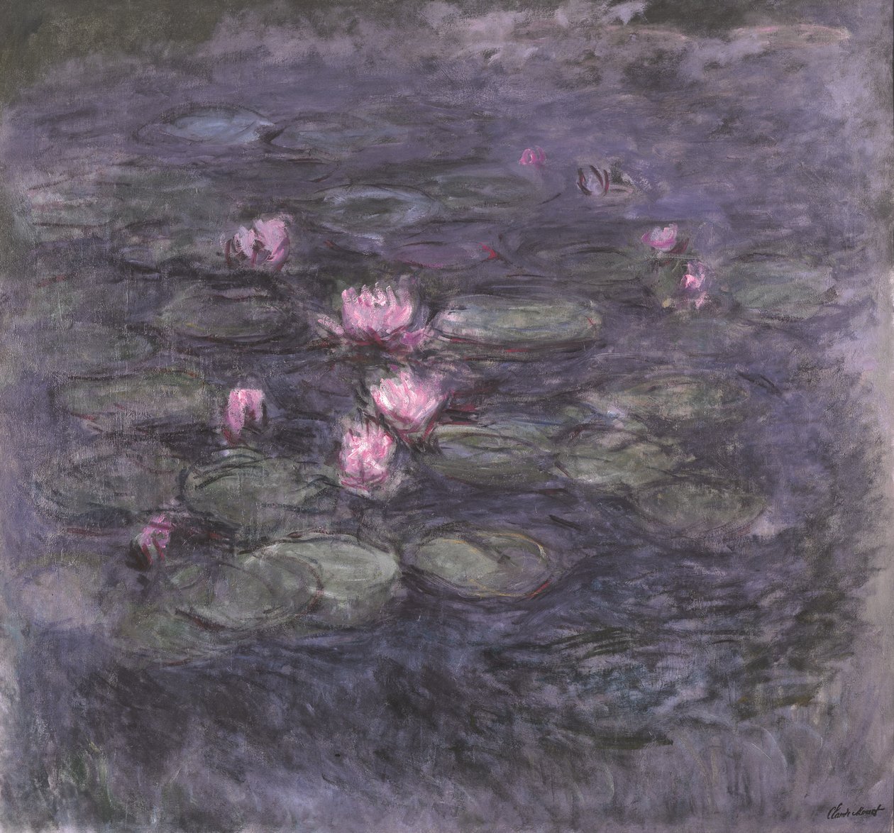 Näckrosor, ca 1914 (olja på duk) av Claude Monet
