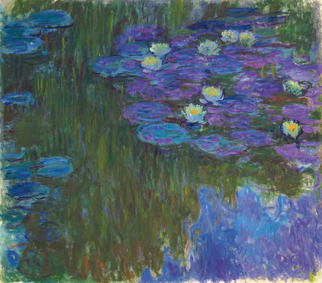 Näckrosor i blom av Claude Monet
