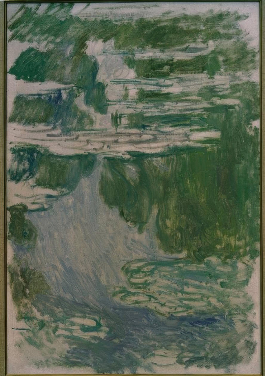 Studera näckrosor av Claude Monet