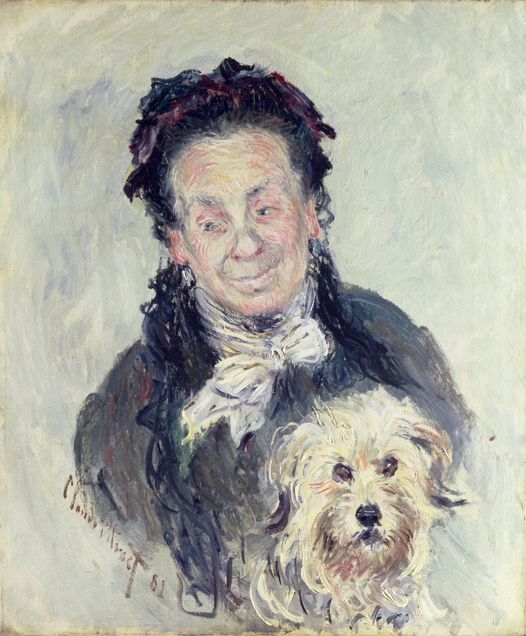 Porträtt av Eugenie Graff (Madame Paul) 1882 av Claude Monet