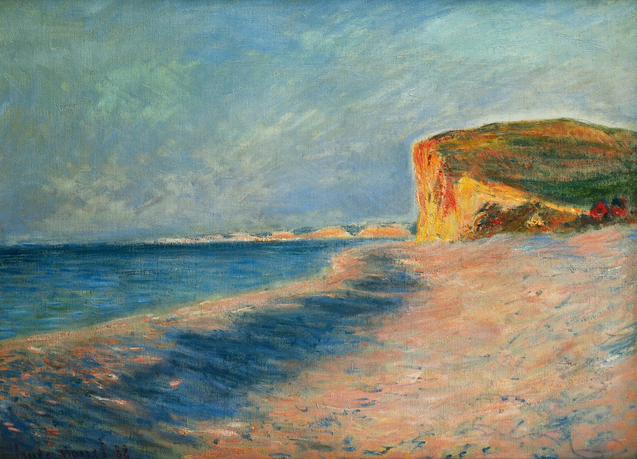 Pourville nära Dieppe; Pourville nära Dieppe, 1882 av Claude Monet