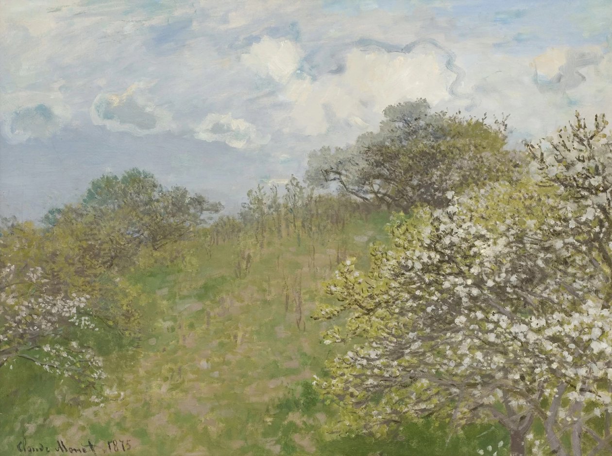 Våren, 1873. av Claude Monet