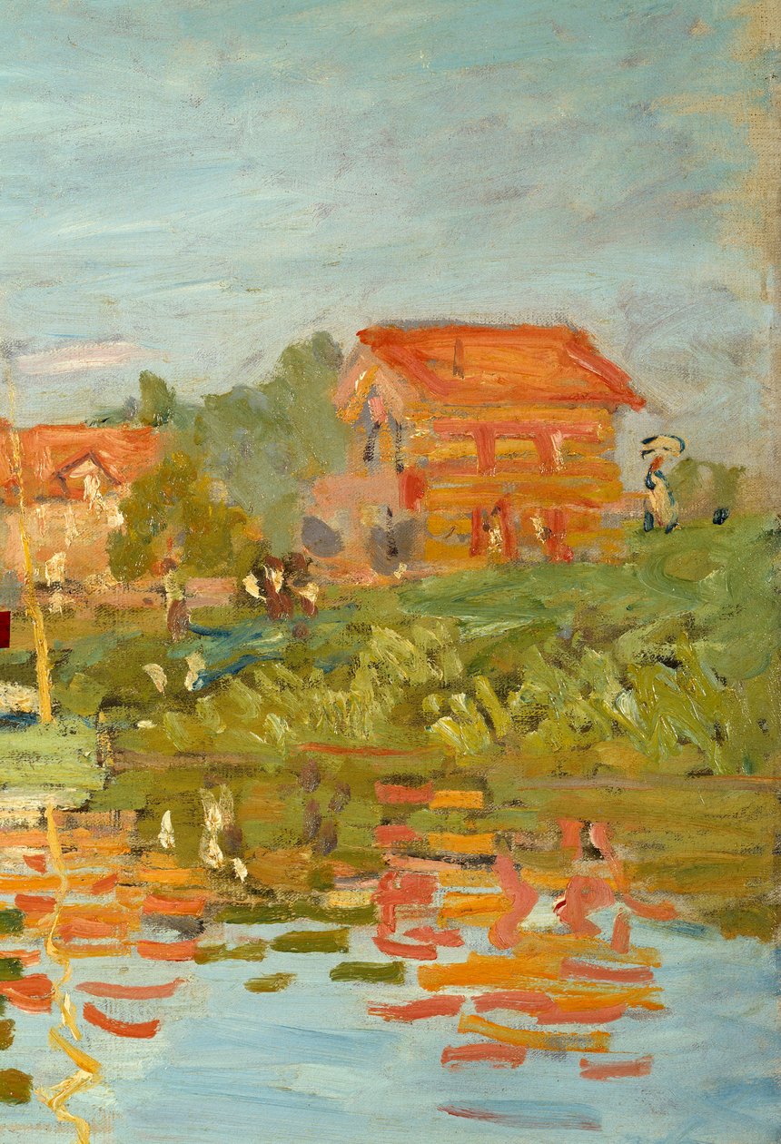 Regates till Argenteuil Detail. Målning av Claude Monet (1840-1926) 1872 Sön. 0,48 x 0,75 m Paris, musee d