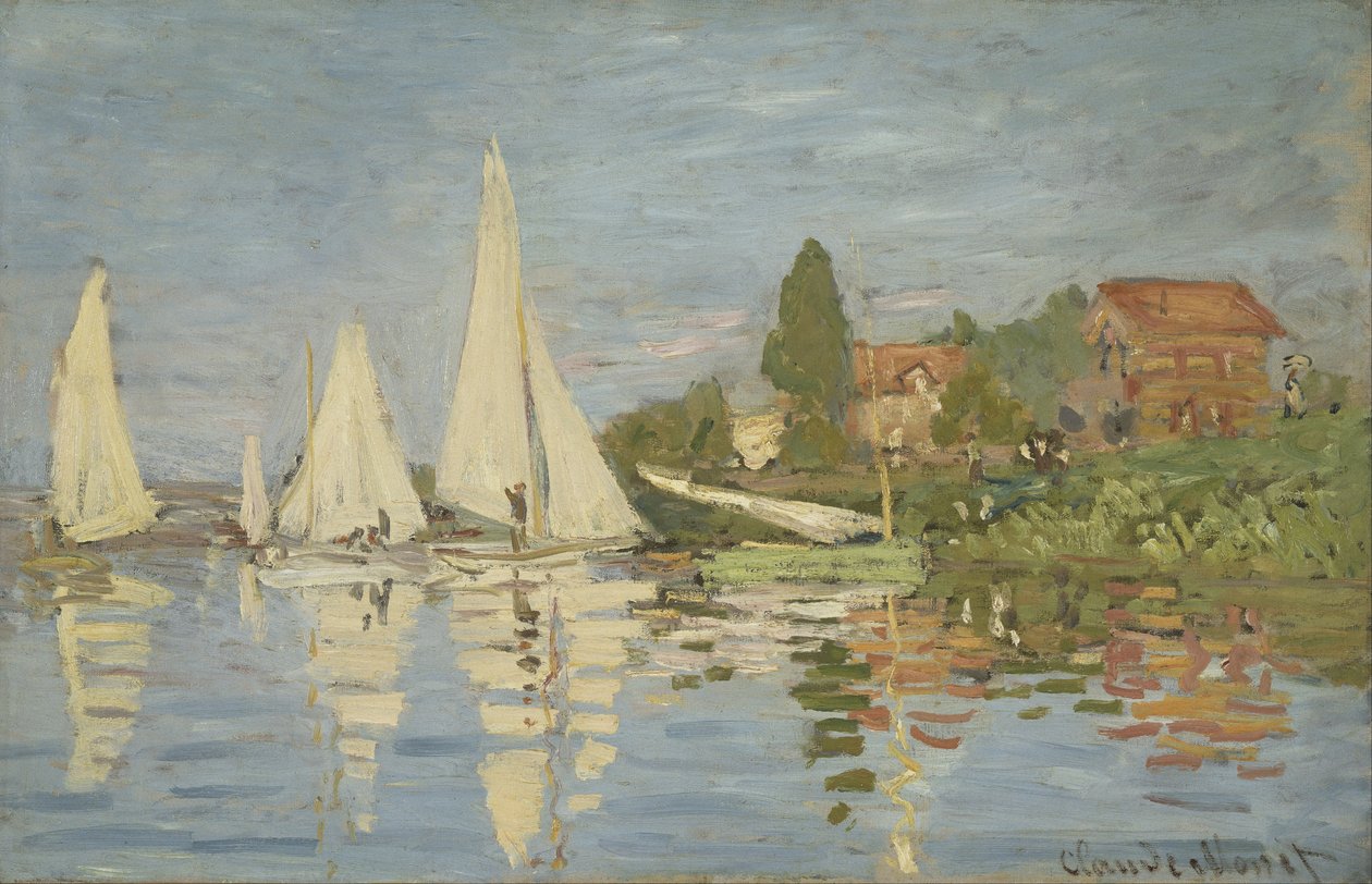 Regattas at Argenteuil av Claude Monet