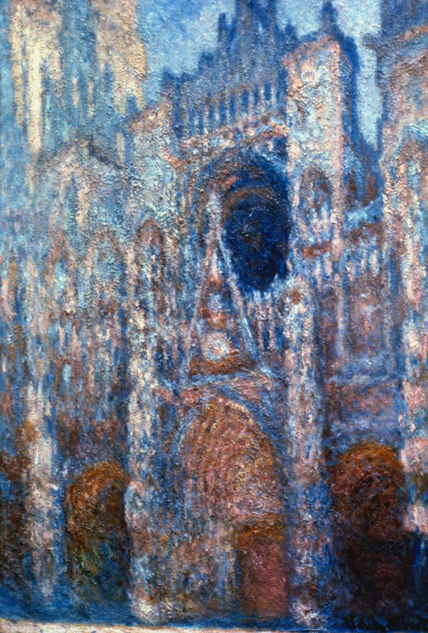 Rouens katedral, Sunlight, 1894 av Claude Monet