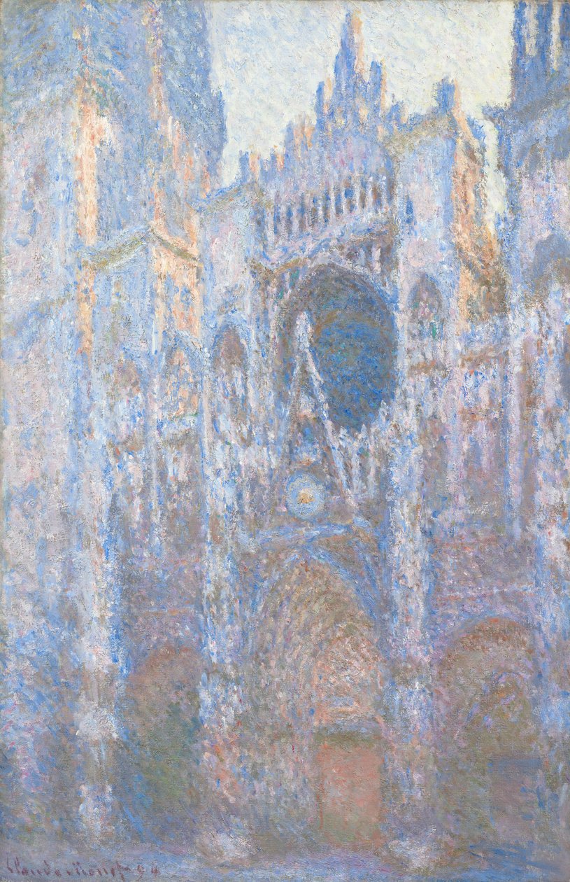Rouens katedral, västra fasaden, 1894. av Claude Monet