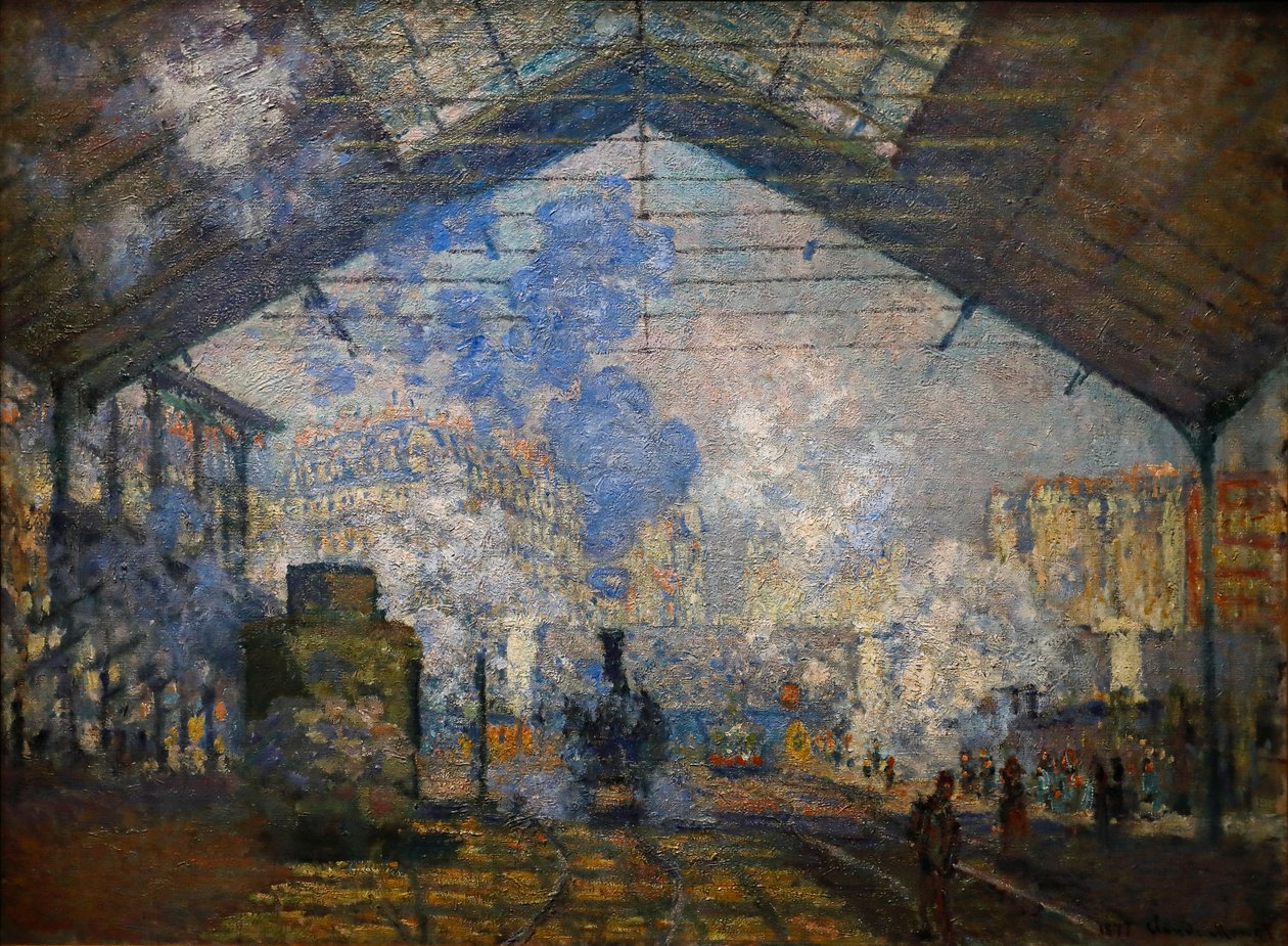Saint-Lazare station av Claude Monet