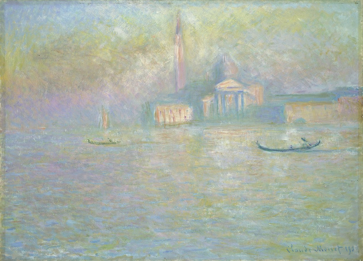 San Giorgio Maggiore, Venedig av Claude Monet