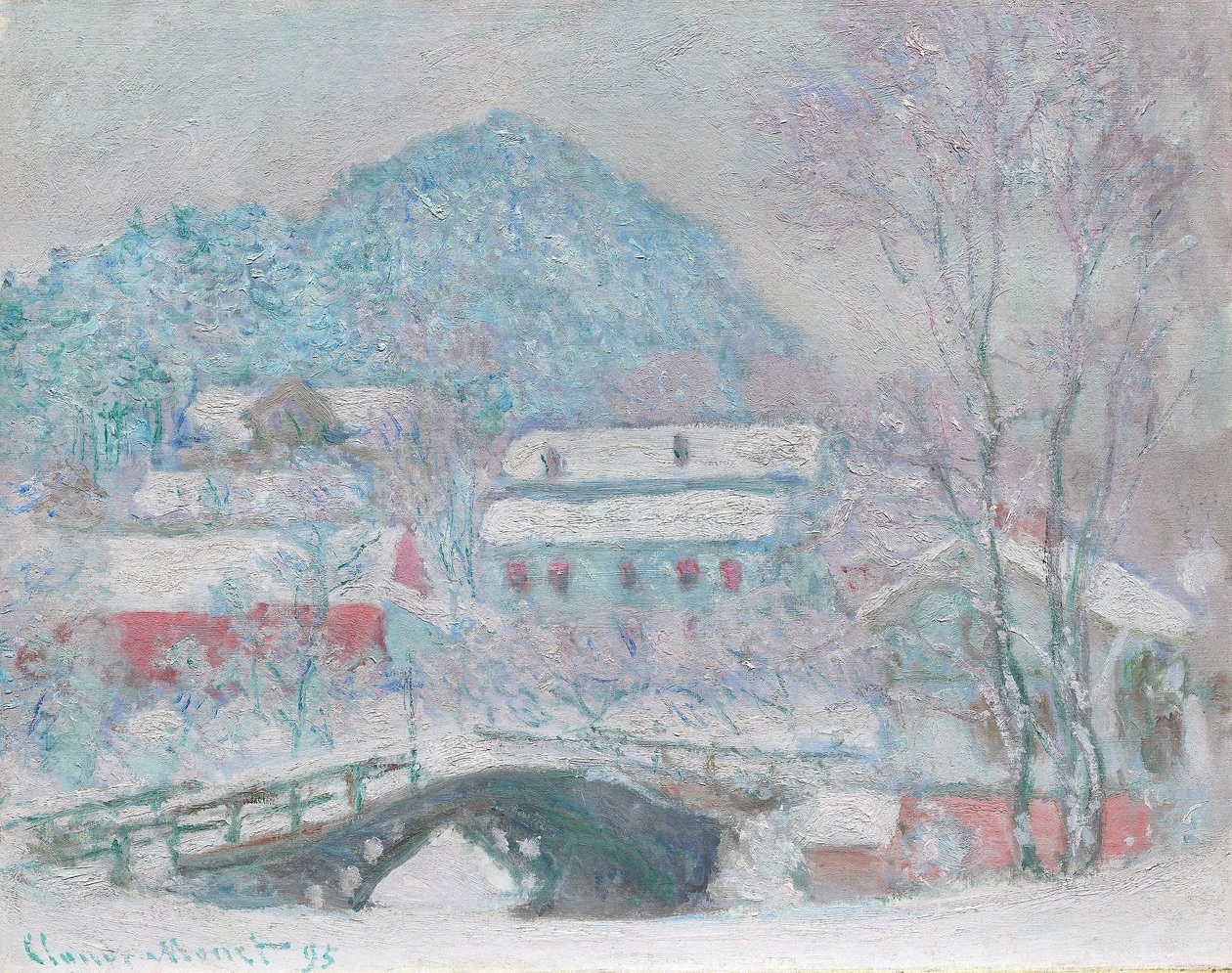 Sandvika, Norge, 1895 av Claude Monet