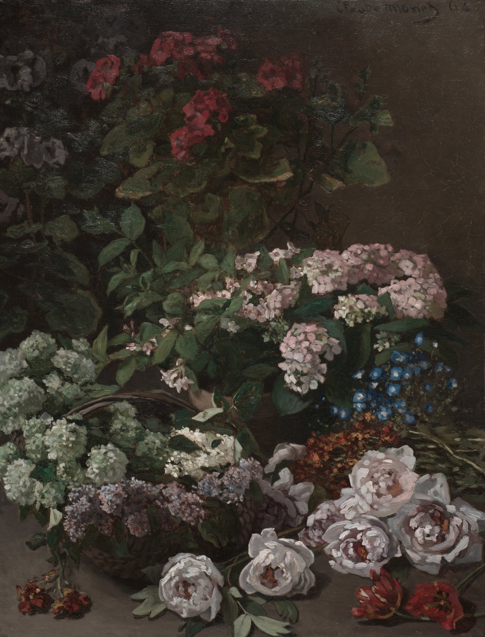 Vårblommor av Claude Monet