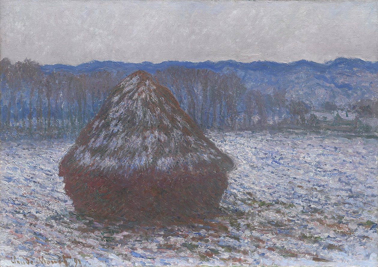 Vetehög, 1890-91 av Claude Monet