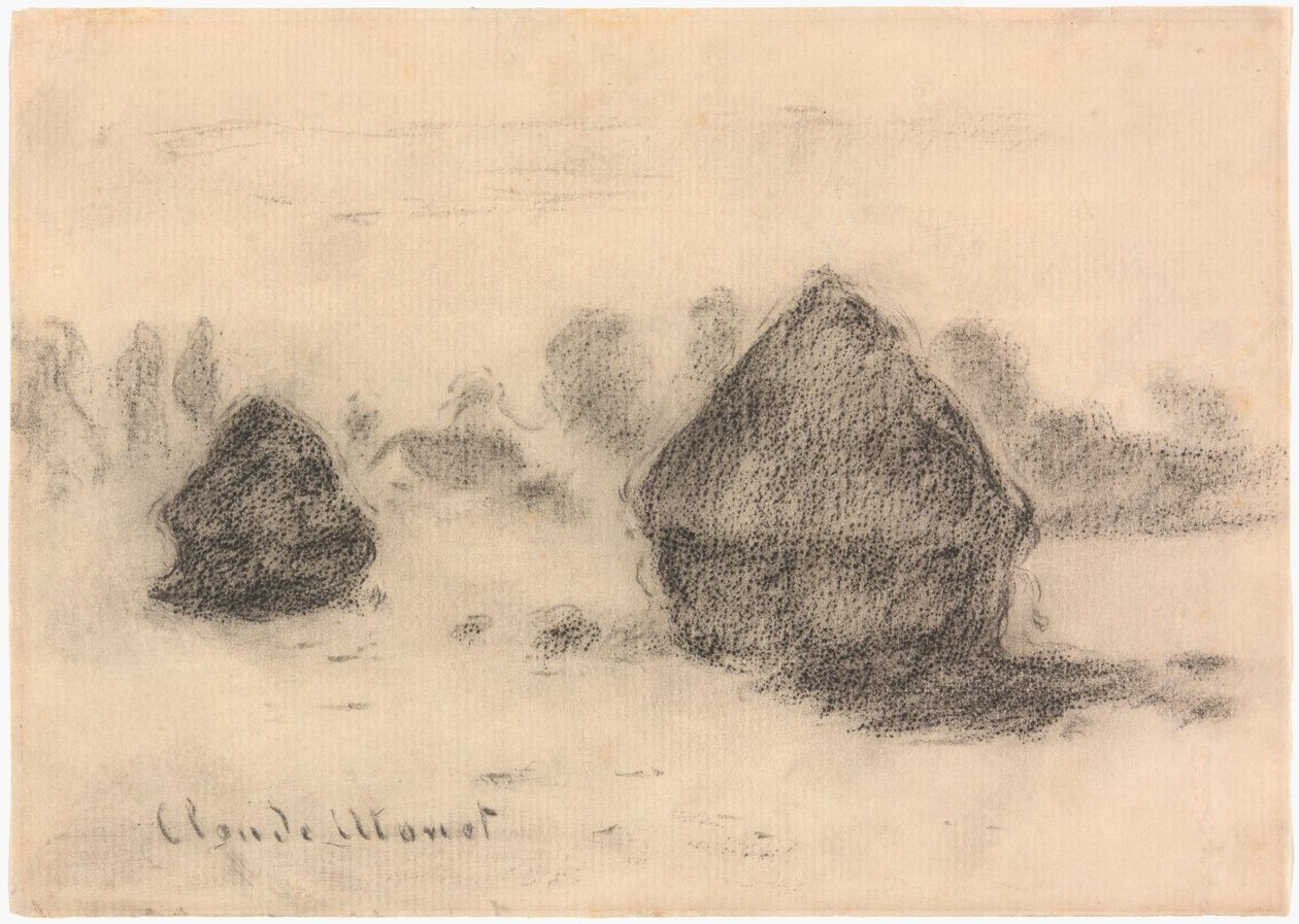 Högar av vete av Claude Monet