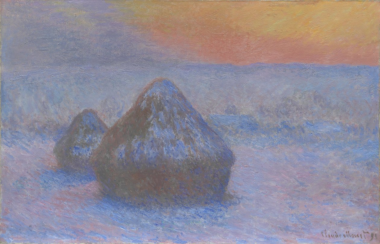 Högar av vete av Claude Monet
