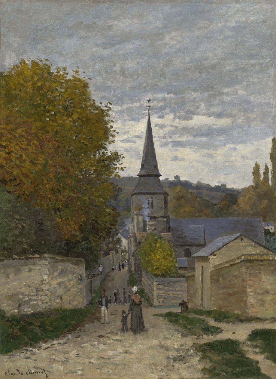Gata i Sainte-Adresse, 1867 av Claude Monet