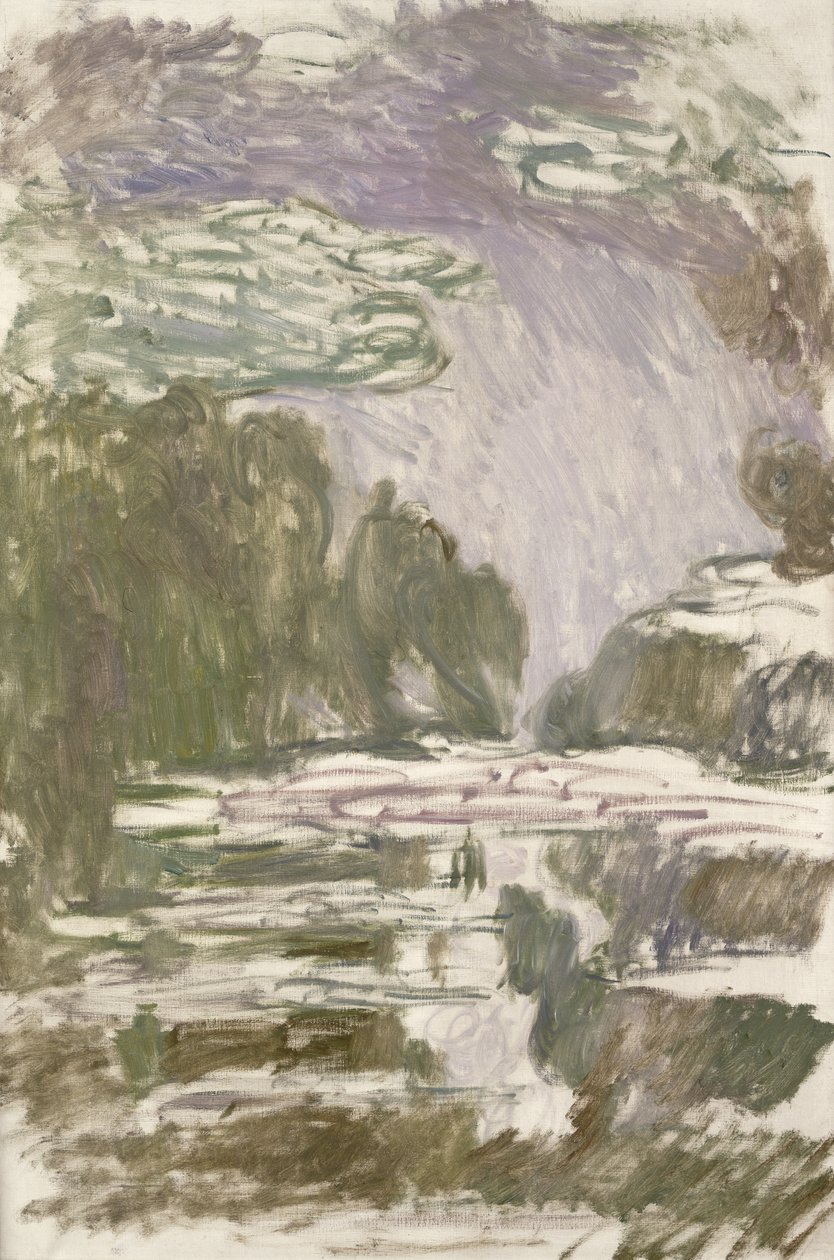 Studie för näckrosorna, 1907 av Claude Monet