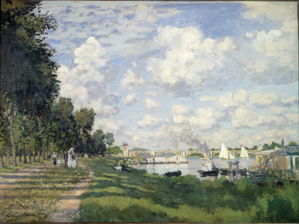 Argenteuil-bassängen av Claude Monet