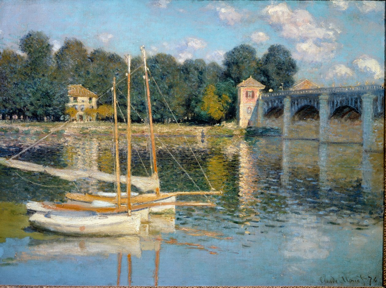 Argenteuil-bron (Olja på duk av Claude Monet
