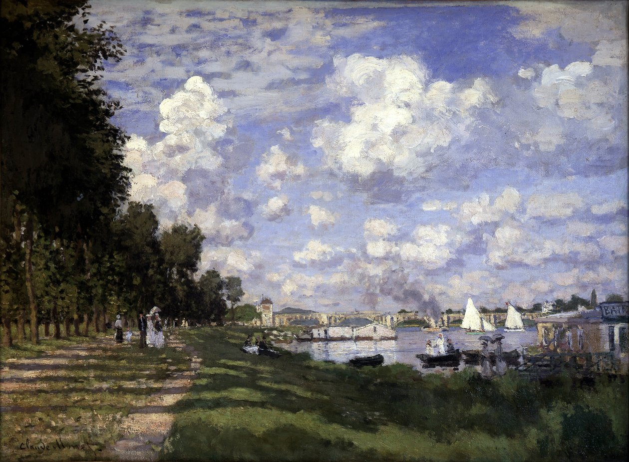 The Argenteuil Basin - av Claude Monet av Claude Monet