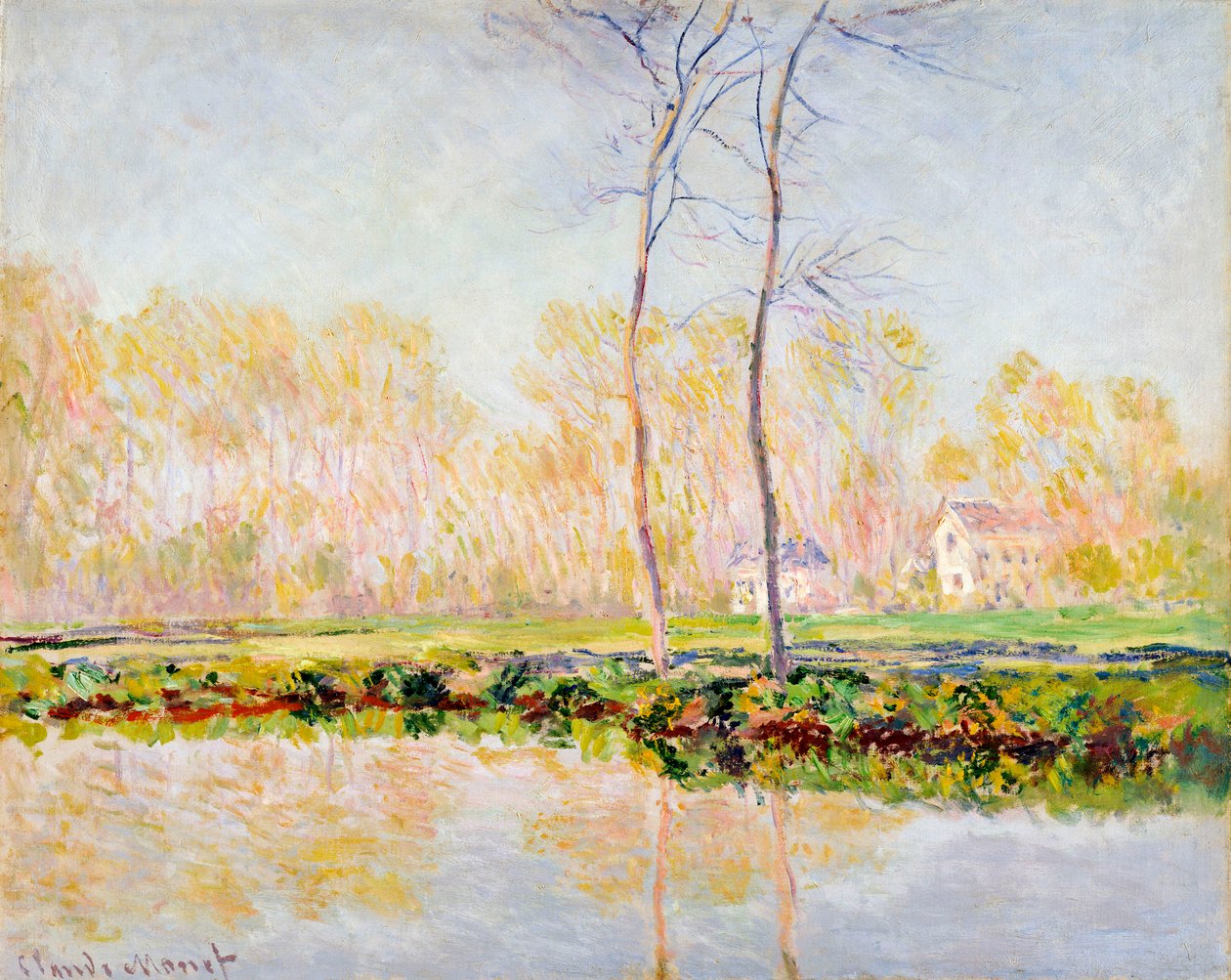 The Banks of the River Epte vid Giverny, 1887 av Claude Monet