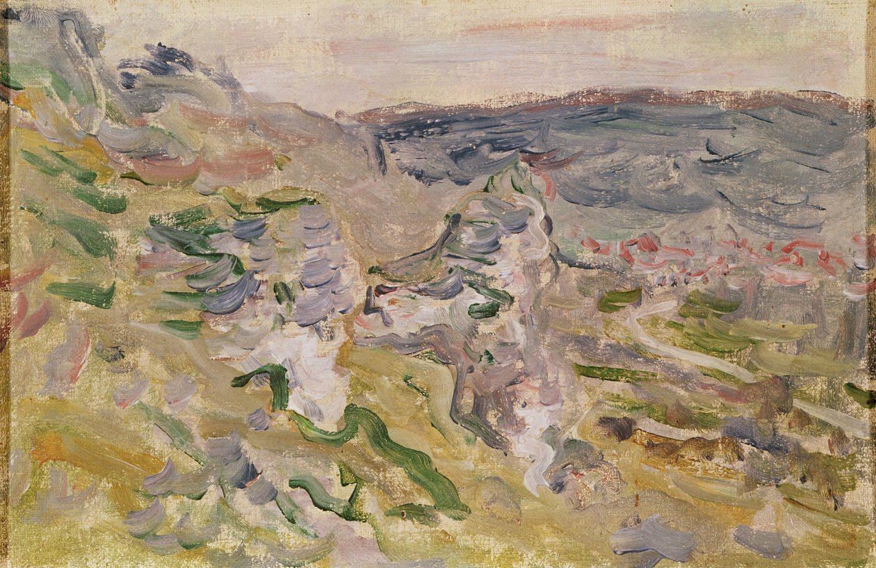 Chantemerle Hills i nära Vétheuil, 1881 av Claude Monet