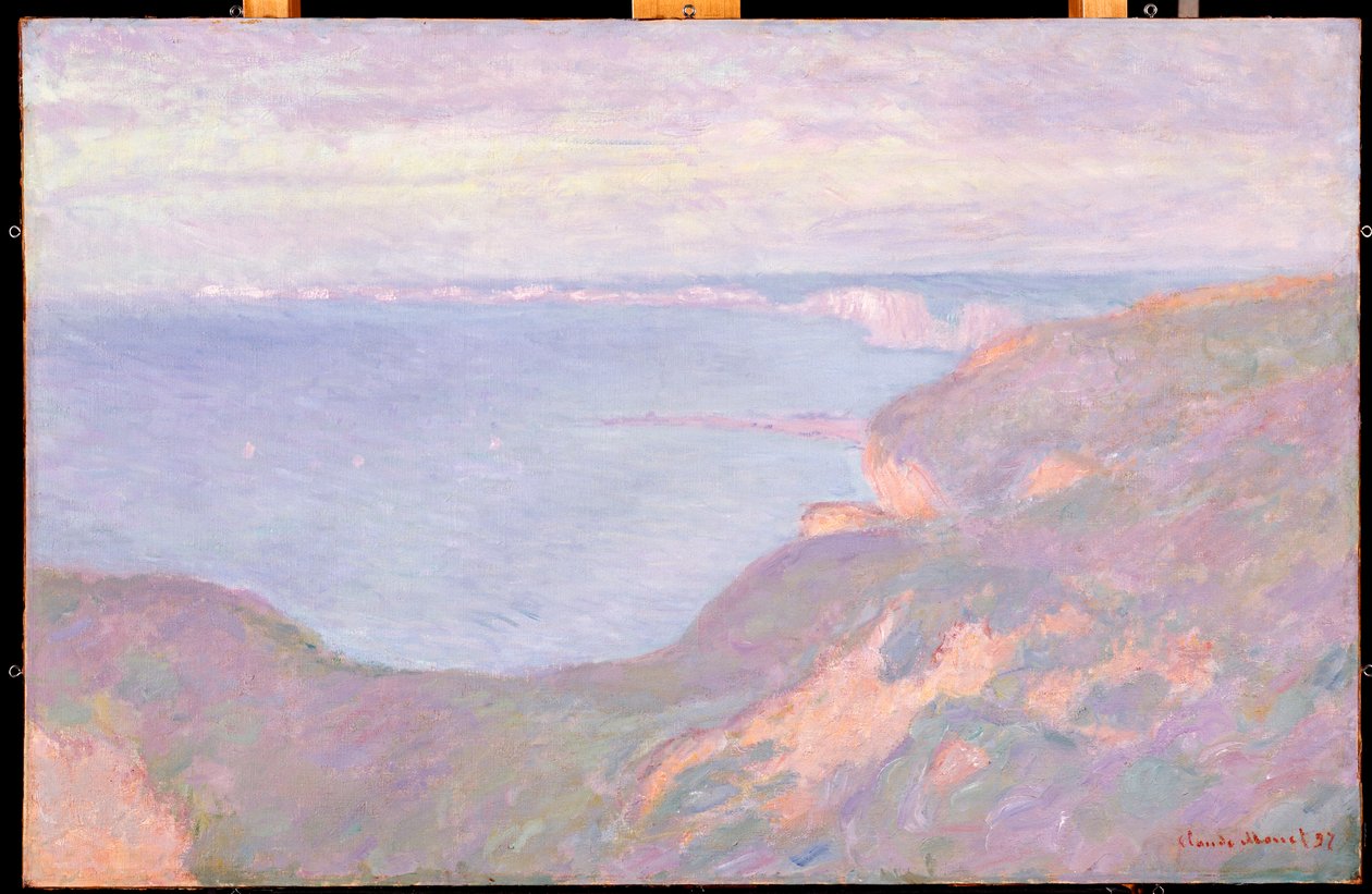 Klipporna nära Dieppe, 1897 av Claude Monet