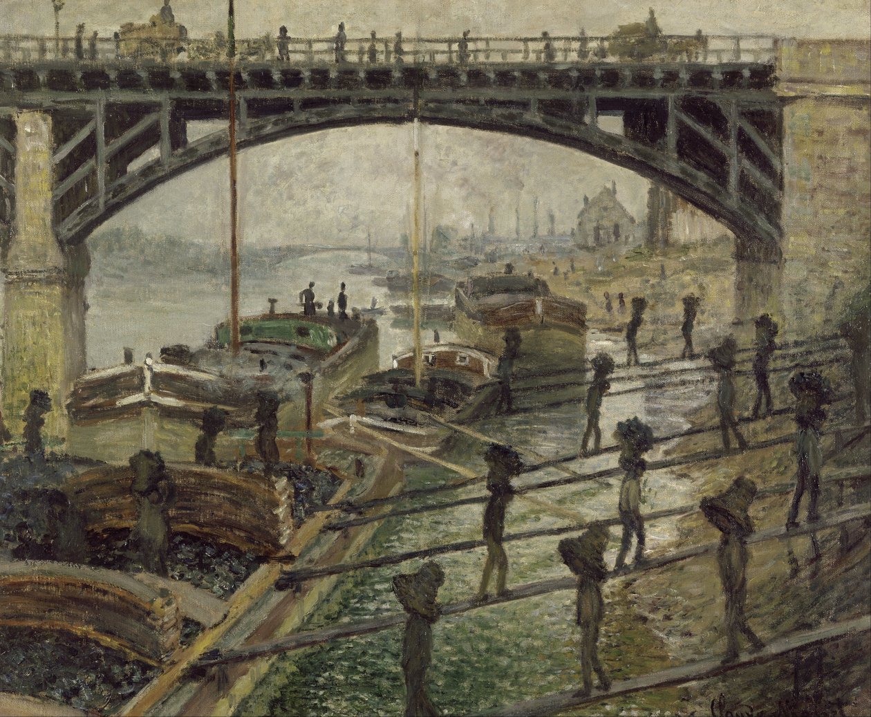 Kolgruvarbetarna av Claude Monet