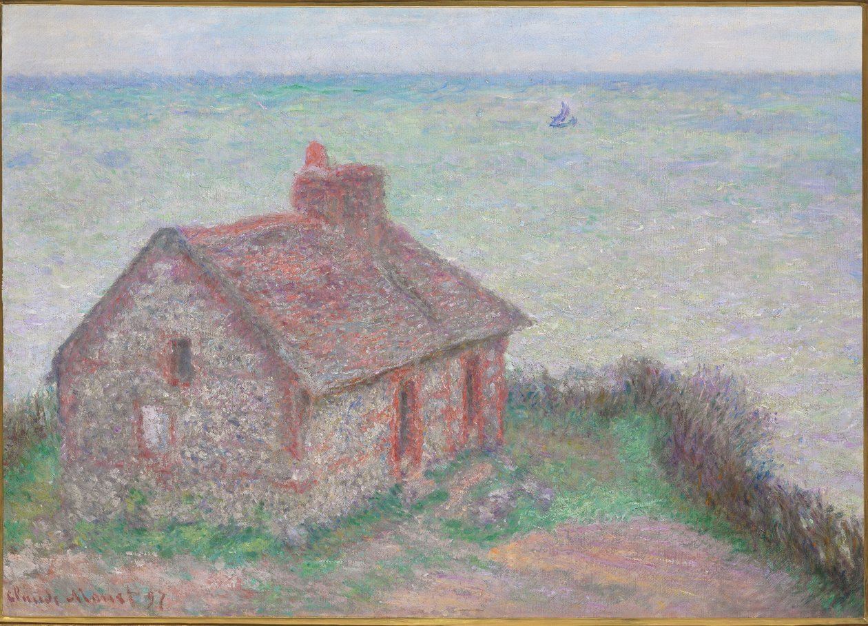 Tullhuset, Rosa effekt, 1897 av Claude Monet