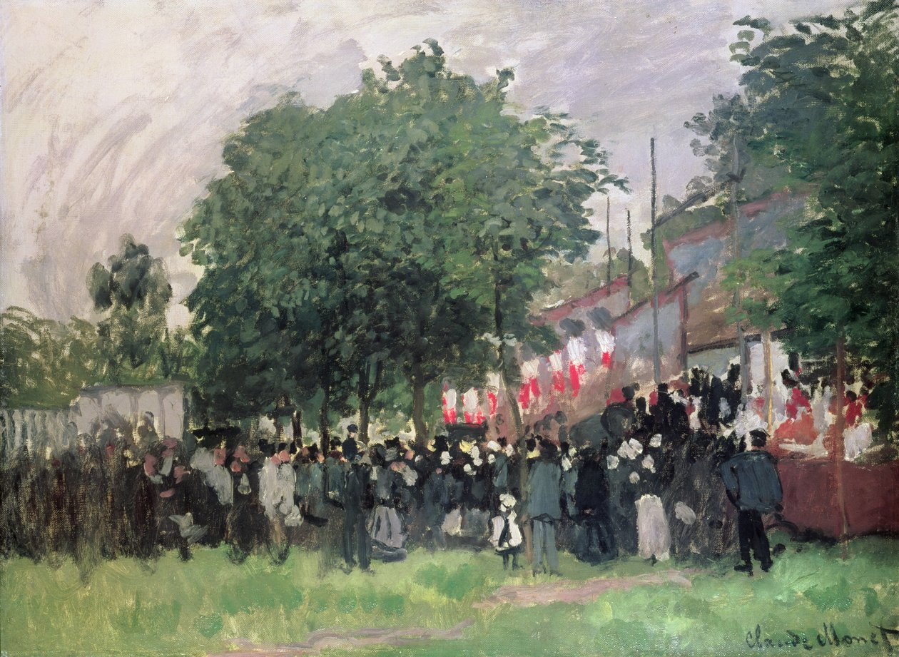 Den fjortonde juli av Claude Monet