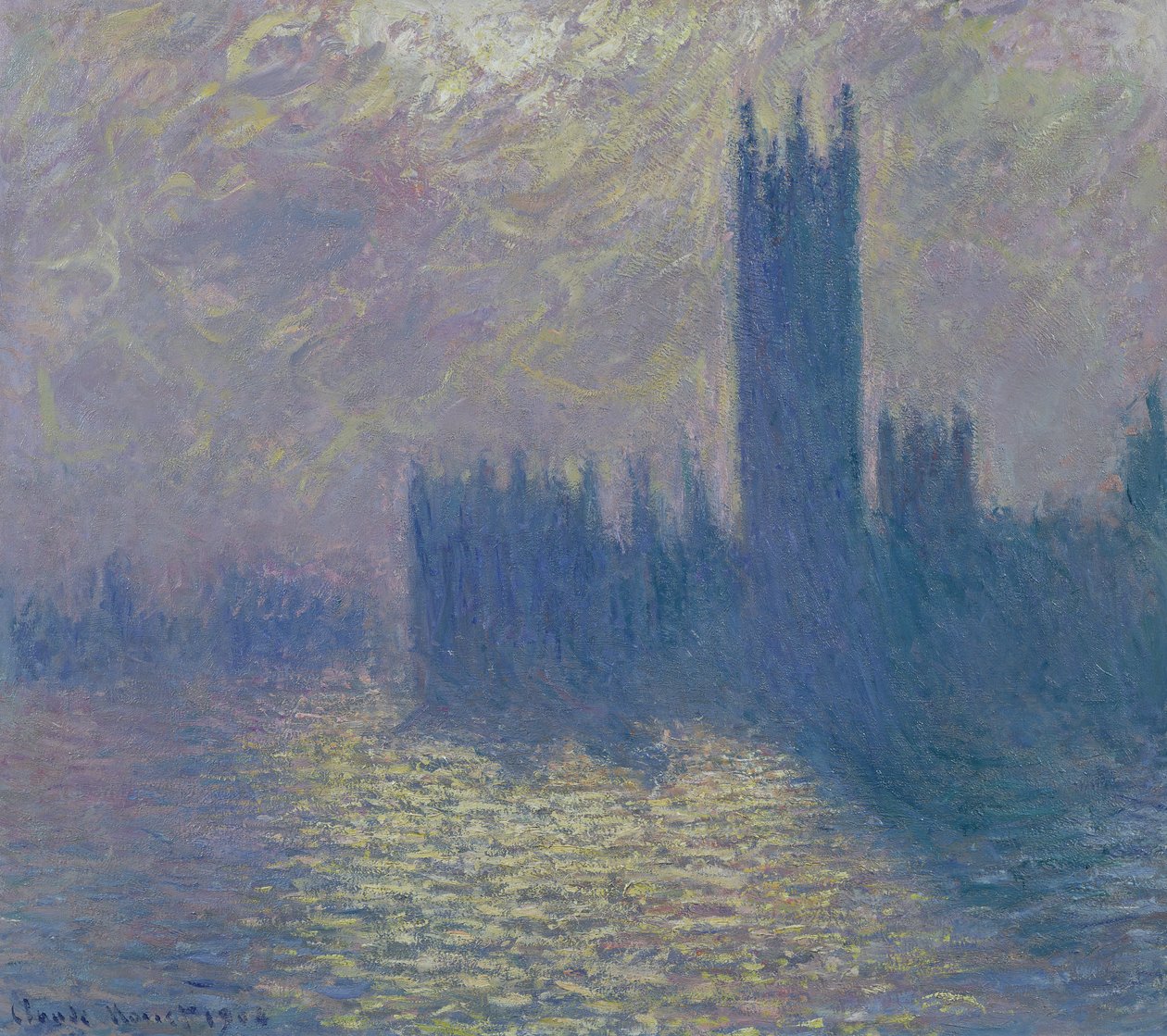 O Maota o le Palemene, Stormy Sky, 1904 swed av Claude Monet